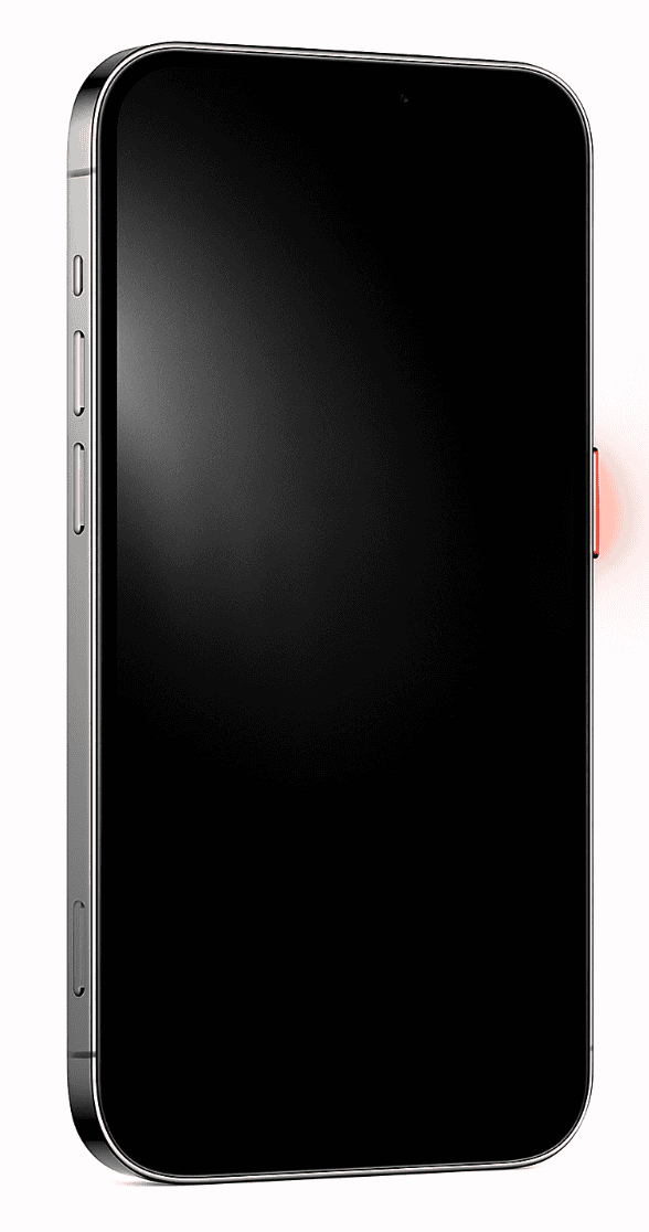 iPhone with faulty power button